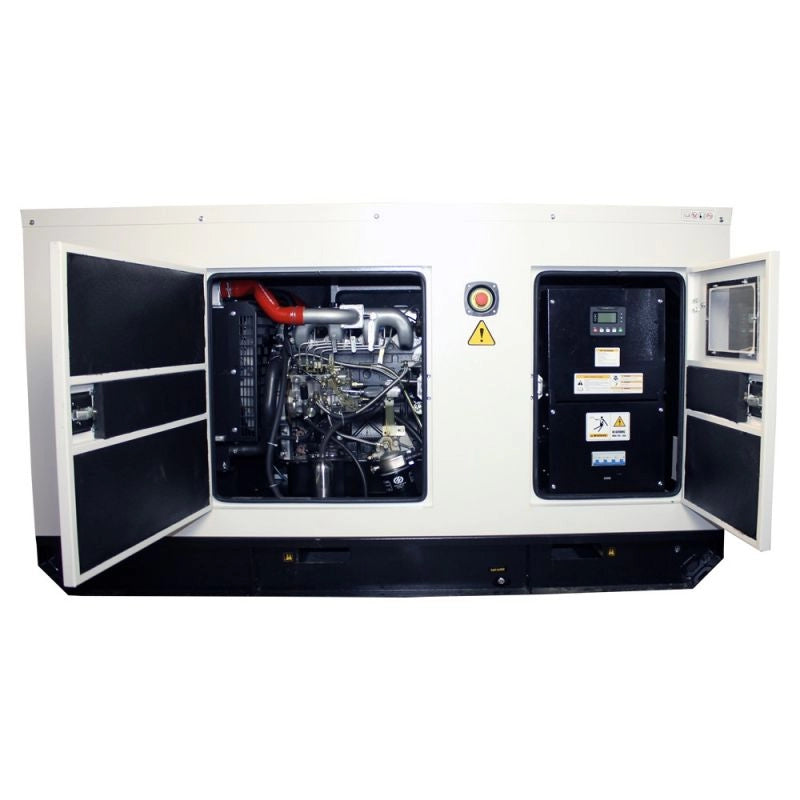 Generator insonorizat SENCI SCDE55i-YS putere maxima 55 kVA 400V fara ATS.