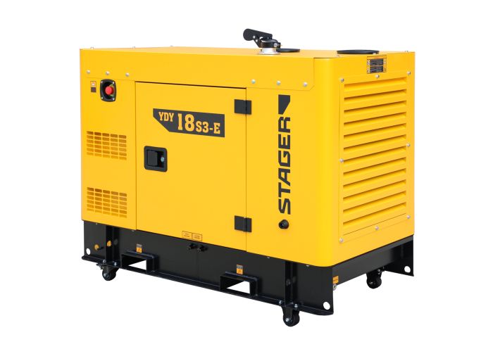 Generator insonorizat 18kVA, 23A, 1500rpm, trifazat, diesel, Stager YDY18S3-E