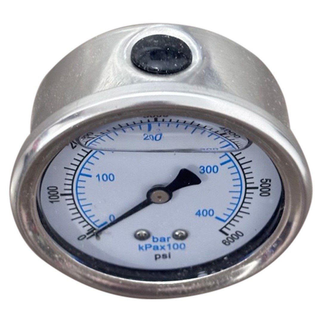 Manometru pompa zugravit airless 0-400 bar, 1/4" inferior, cu glicerină