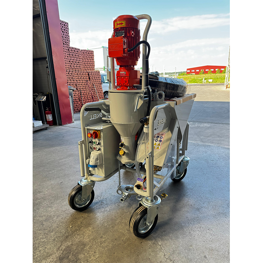 Mașină de tencuit SKELL SK 380V debit 6–40 l/min pentru materiale preamestecate