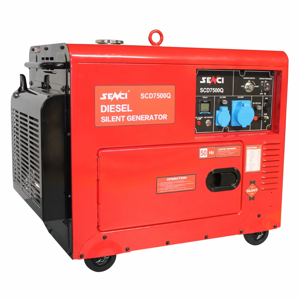 Generator SENCI SCD7500QN ATS, 6 kVA 230V motor Diesel ATS inclus