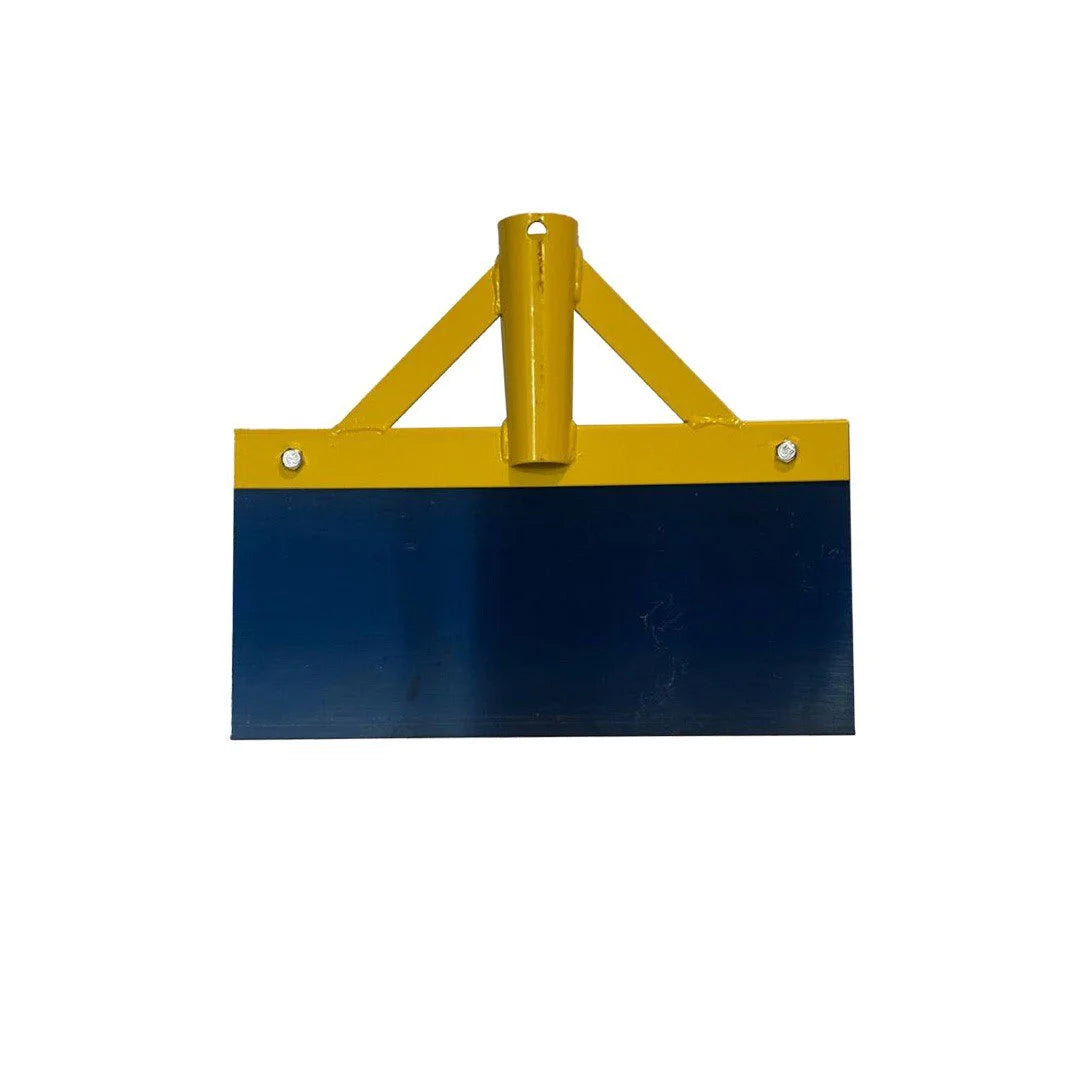 Concrete/plaster and ice scraper 30 cm with wooden handle