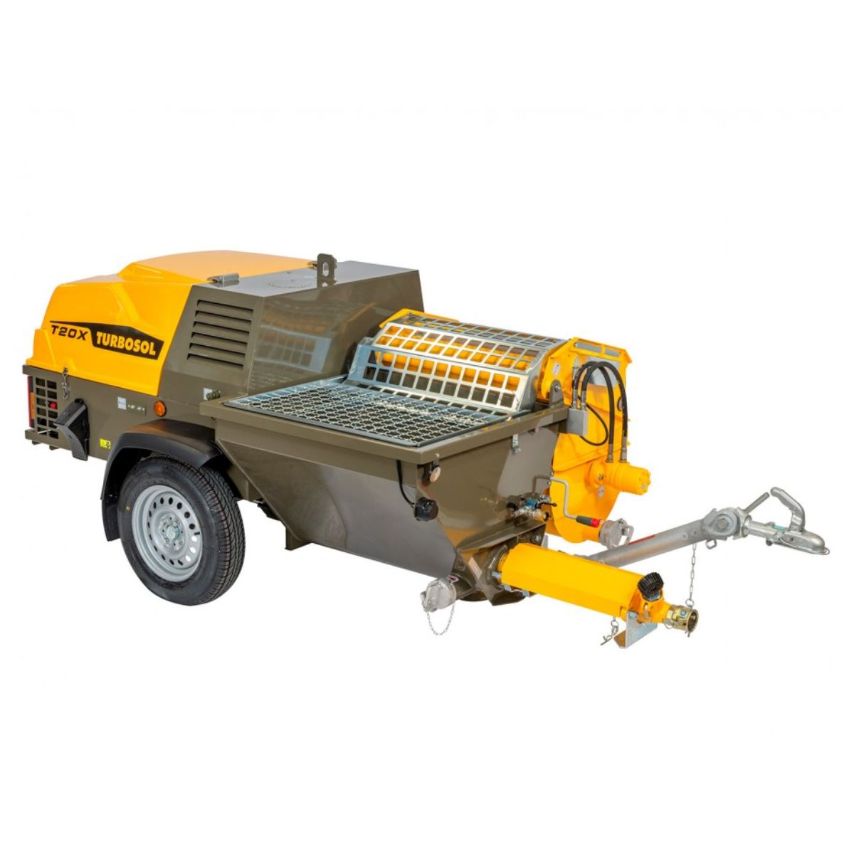Turbosol 125250 Pompa tencuit T20X cu malaxor, pentru tencuiala preamestecata