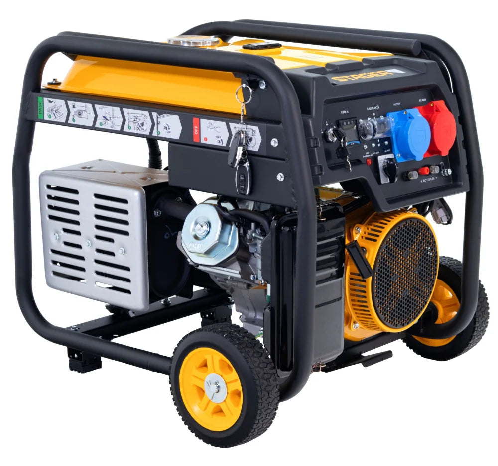 Generator curent Stager 8.5kW dual 230V/400V cu ATS trifazat