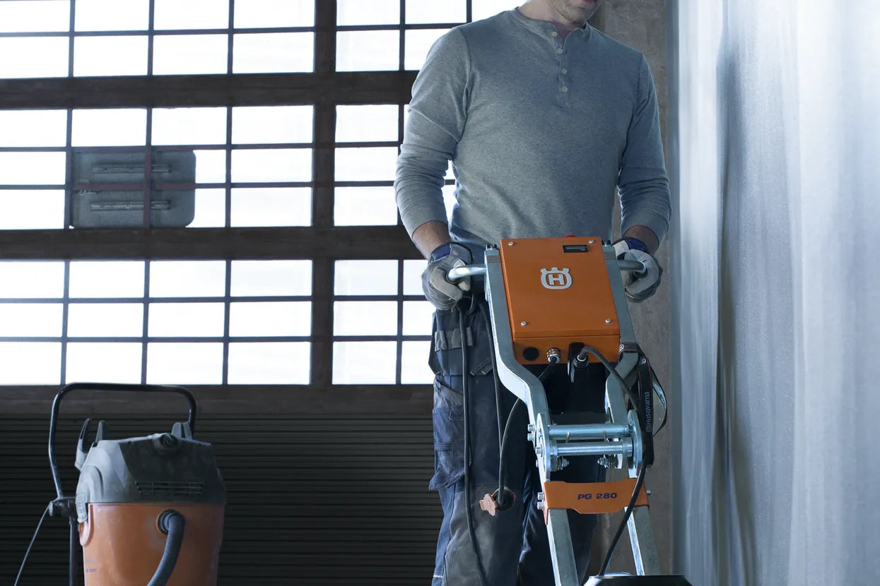 Mașină pentru pregătirea și șlefuirea suprafețelor dure Husqvarna PG 280