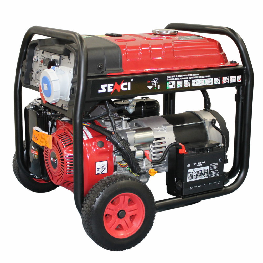 Generator SC-12000-TEQ-EVO, Putere max. 9.5 kW, 400V, AVR, motor benzina