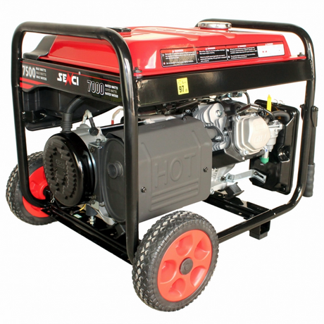 Generator de curent SENCI SC9000E-LITE putere maxima 7,5 KW 230V pornire electrica si roti