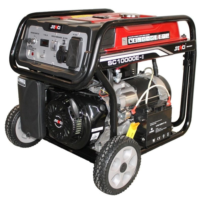 Generator de curent SENCI SC10000E TOP putere maxima 8,5 kW 230V pornire electrica