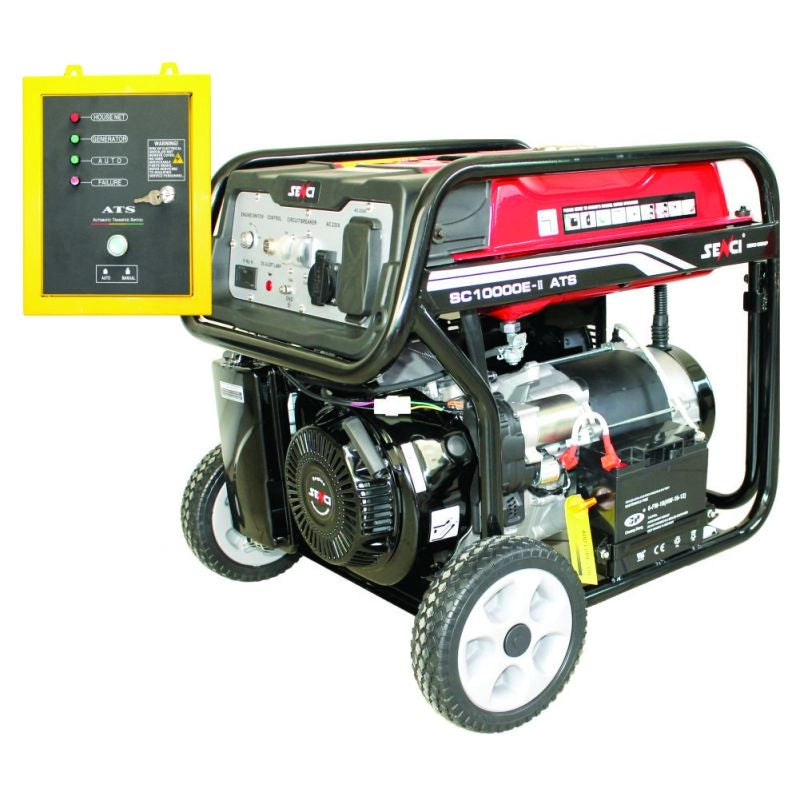 Generator de curent SENCI SC10000E-ATS TOP putere maxima 8,5 KW 230V pornire electrica ATS inclus