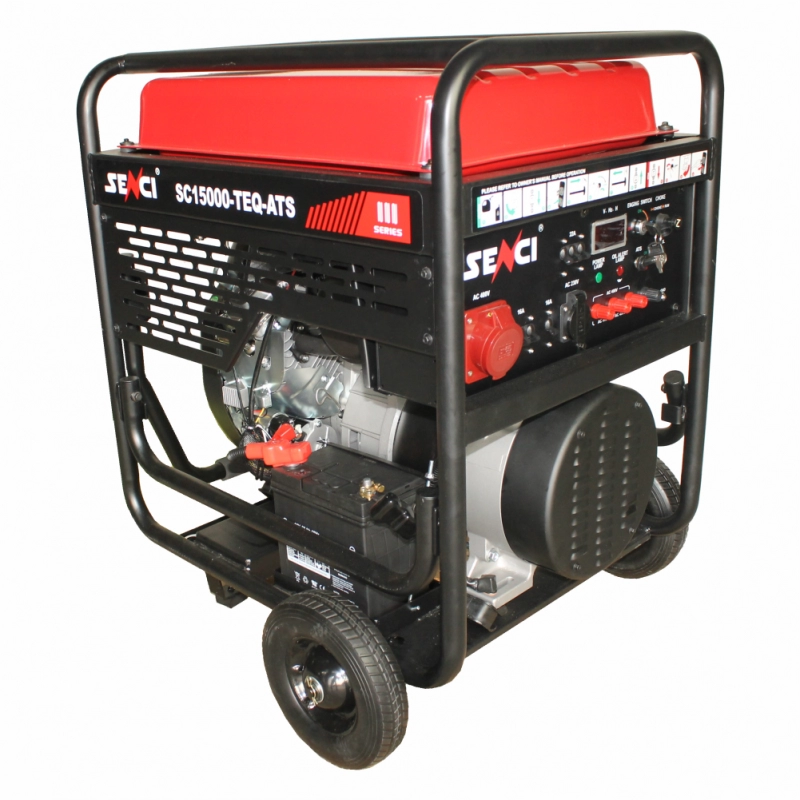 Generator de curent SENCI SC15000TE EVO-ATS putere maxima 13 kW/400V 4 KW/230V ATS inclus DE