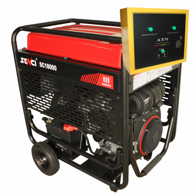 Generator de curent SENCI SC18000 EVO-ATS putere maxima 17 kW 230V pornire electrica ATS inclus