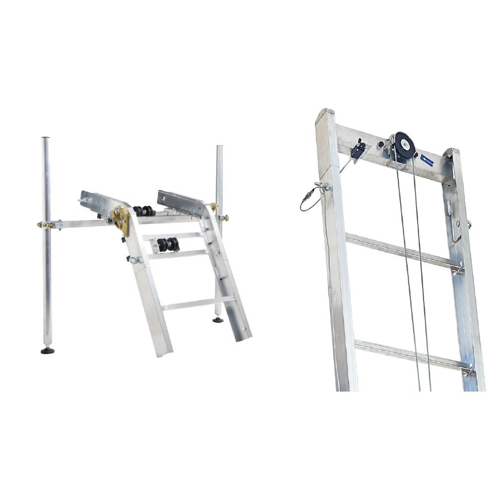 Elevator materiale constructii STP 200, H=13.8 m complet echipat