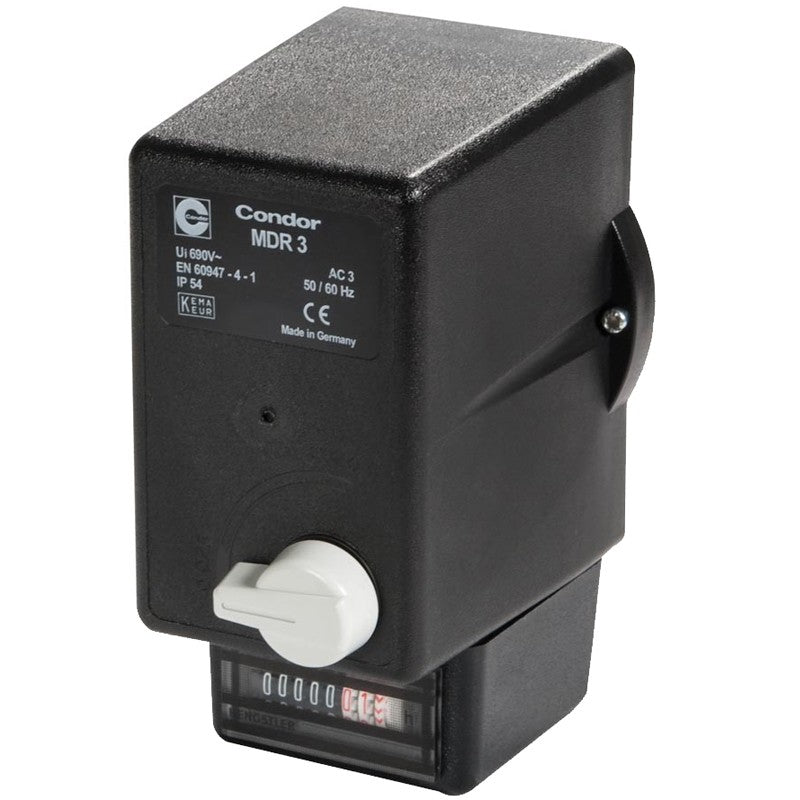 Three-phase pressure switch Fiac Condor Mdr3 6.3A with Hour Meter