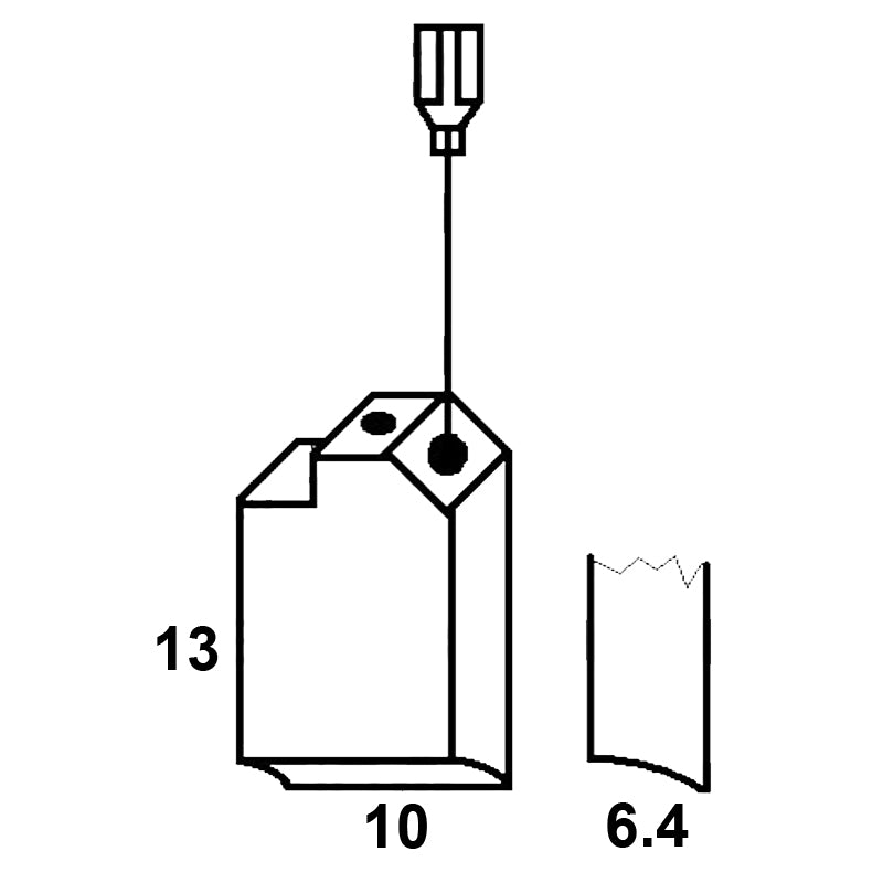 Set perii colectoare pentru DEWALT 636128-03, 650916-01, 1003860-00