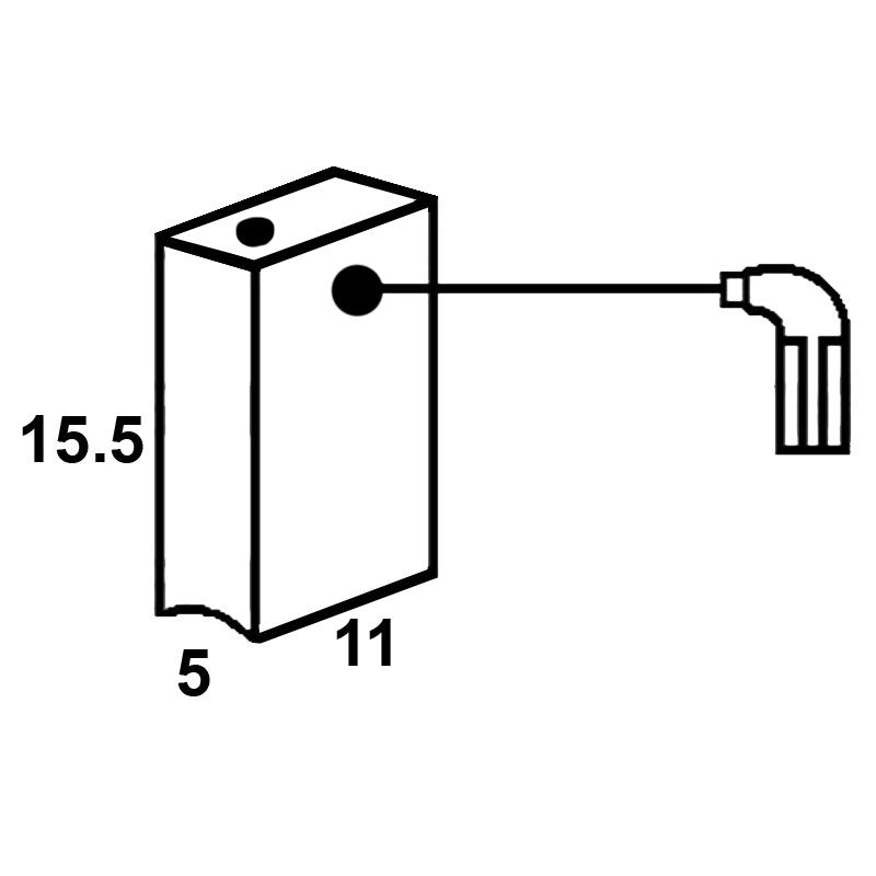 Set perii colectoare pentru MAKITA, AS-1652