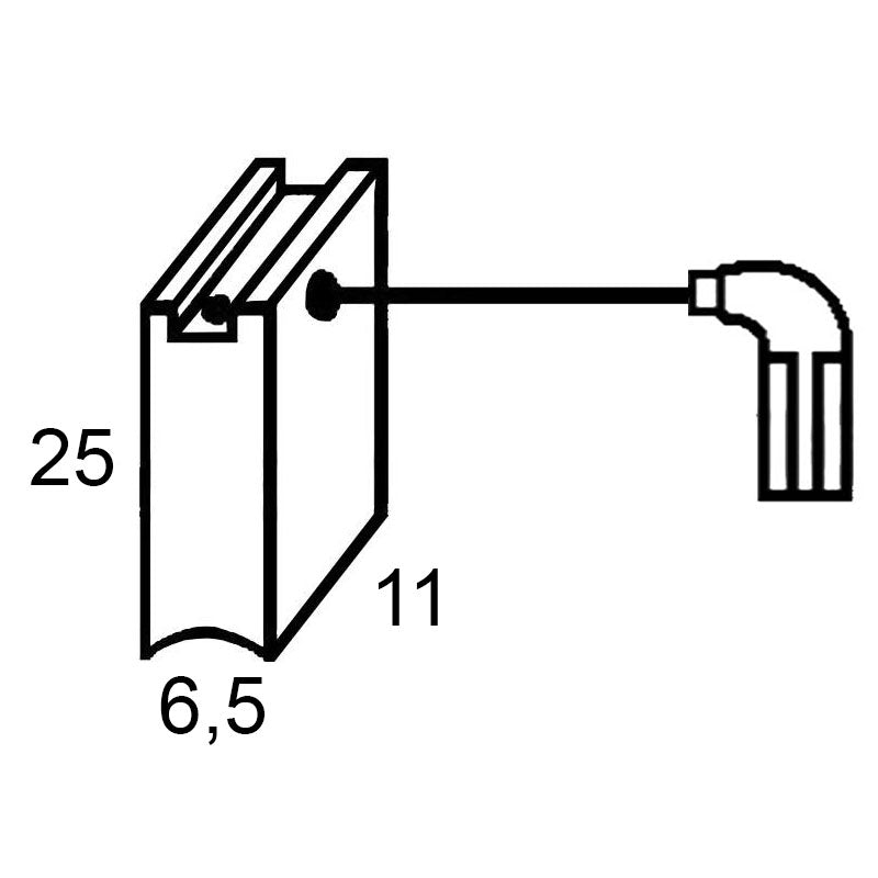 Set perii colectoare pentru MAKITA, AS-1662