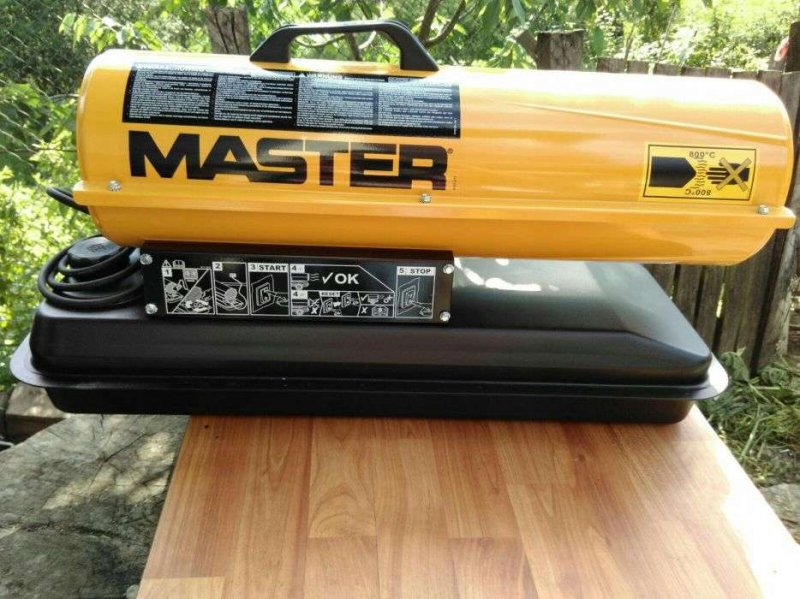 Diesel heater with direct combustion MASTER B65CEL