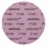 Discuri abrazive Mirka ABRANET 225mm granulatie P180, 25 buc/pachet