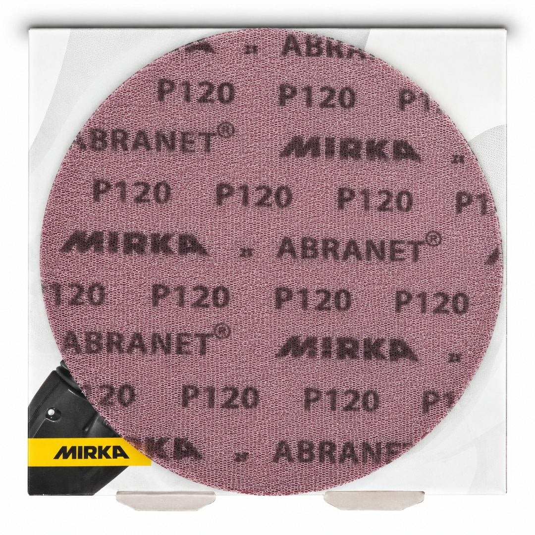 Discuri abrazive Mirka ABRANET 225mm granulometrie P120, 25 buc/pachet