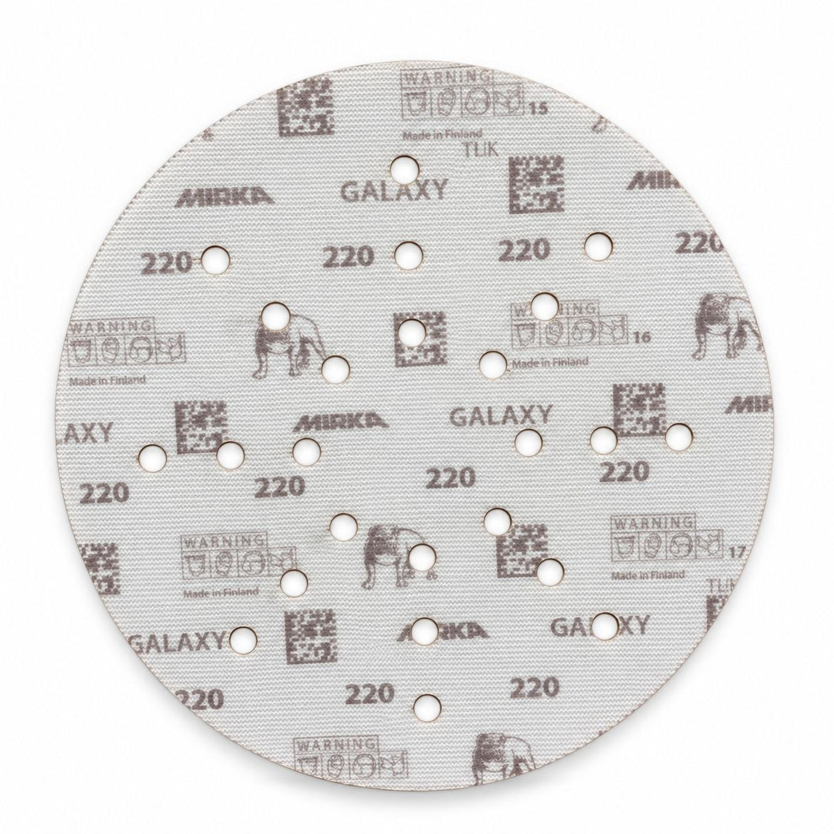 Discuri abrazive Mirka GALAXY 225mm granulometrie 24H 220, 25 buc/pachet