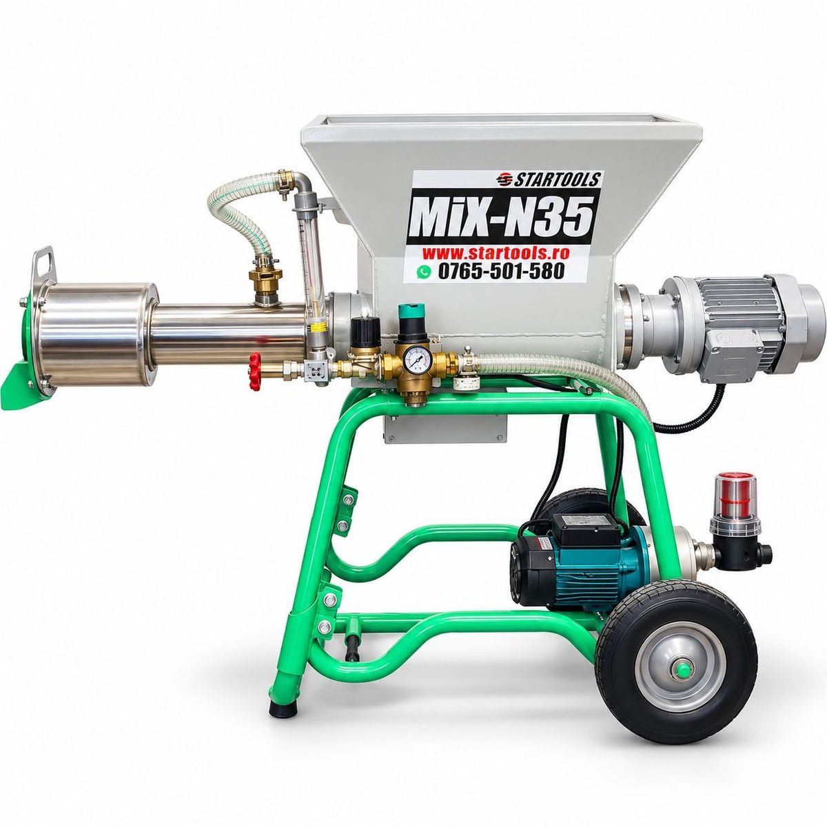 Malaxor continuu STARTOOLS MIXN35 pentru glet si alte materiale,  220V, 3.0kW