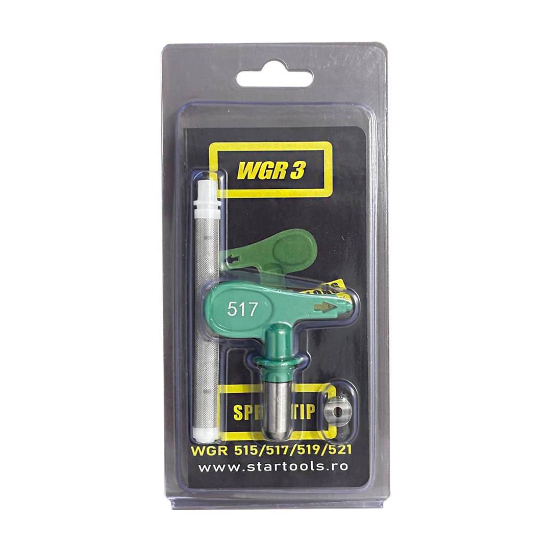 Nozzle, Airless, Hea Protip 517, 0.017, Inch, 50°, 0554517
