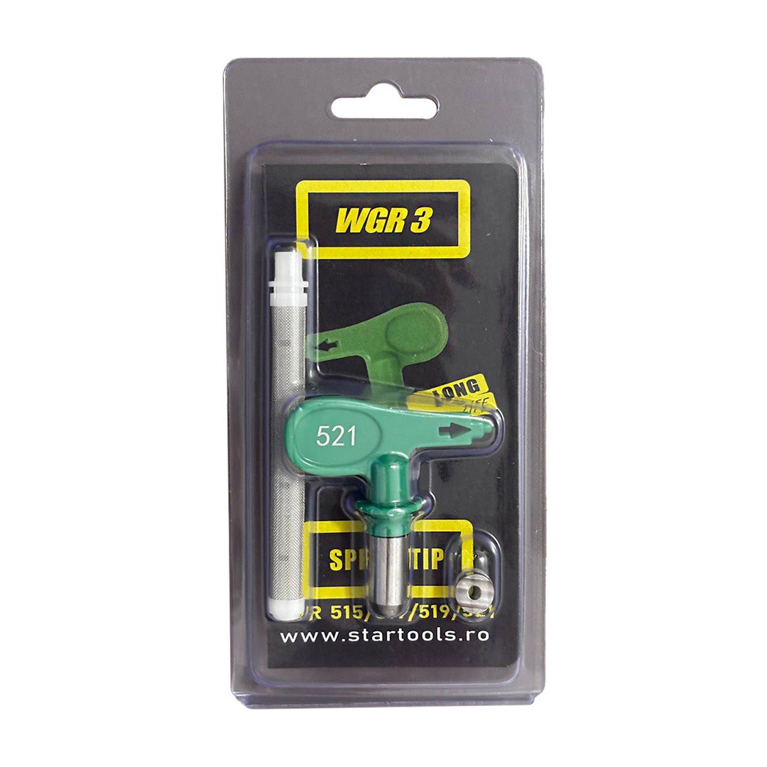Nozzle, Airless, Wgr, Hea Protip 521, 0.021, Inch, 50°, 0554521