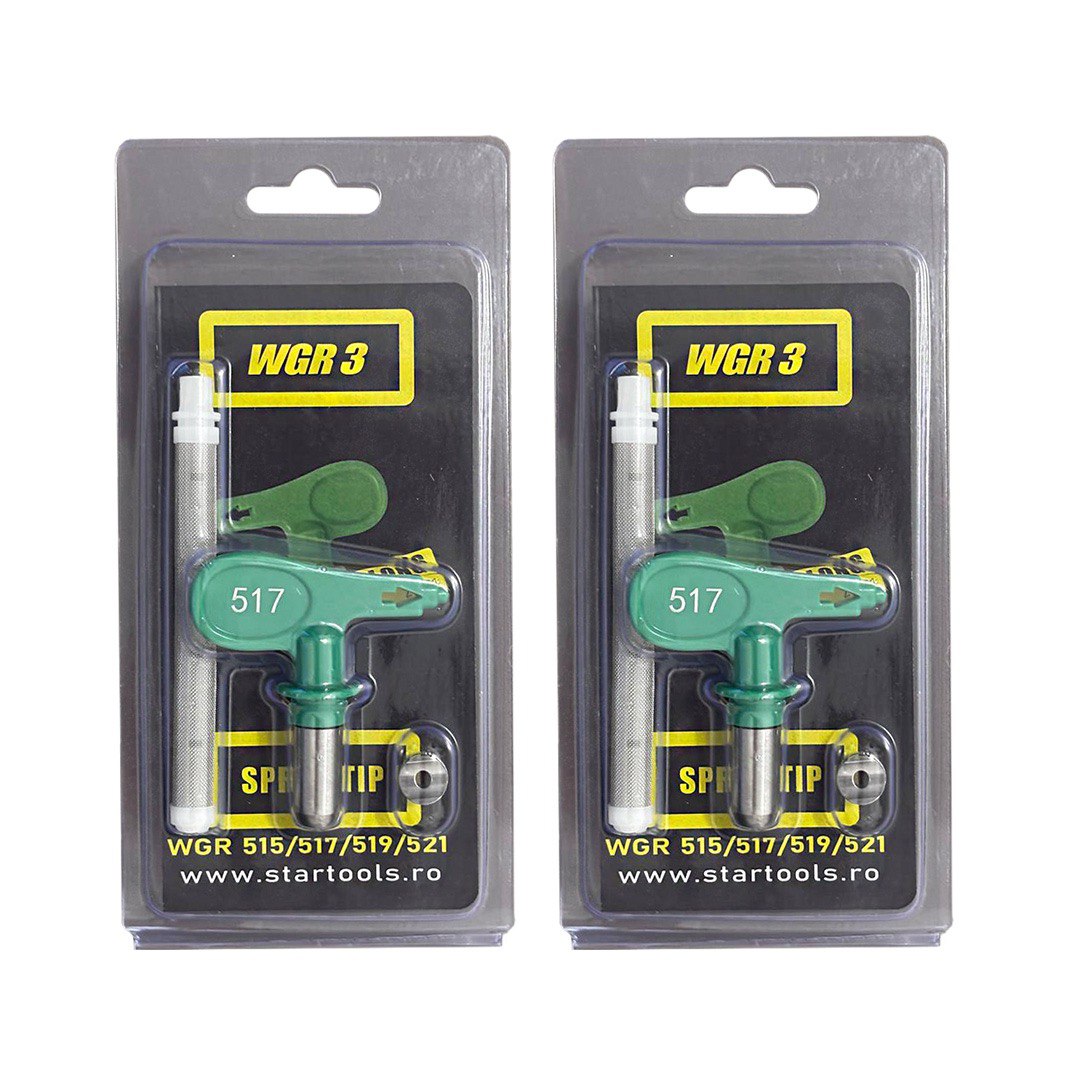 Set doua duze airless, Hea Protip 517, 0.017, Inch, 50°, 0554517