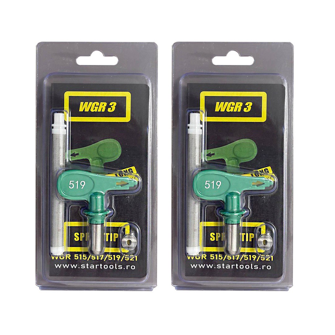 Two-nozzle set, HEA ProTip 519, 0.019, inch, 50, 0554519