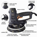 Slefuitor grosier si fin perete cu led 180mm, 810W STARMAX