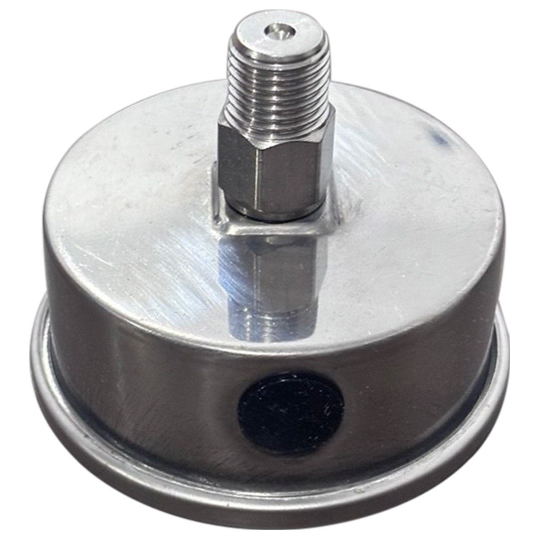 Manometru pompa zugravit airless 0-400 bar, 1/4" inferior, cu glicerină