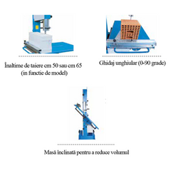 POLIERI TG515 230 V AAC and Brick Cutting Machine, max. cutting height 50 cm