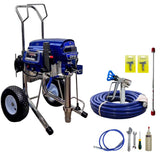 Pompa mixta gletuit si vopsit cu piston R650, debit  8.0 L/ min , motor 4500W
