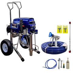 Pompa mixta gletuit si vopsit cu piston R650, debit  8.0 L/ min , motor 4500W