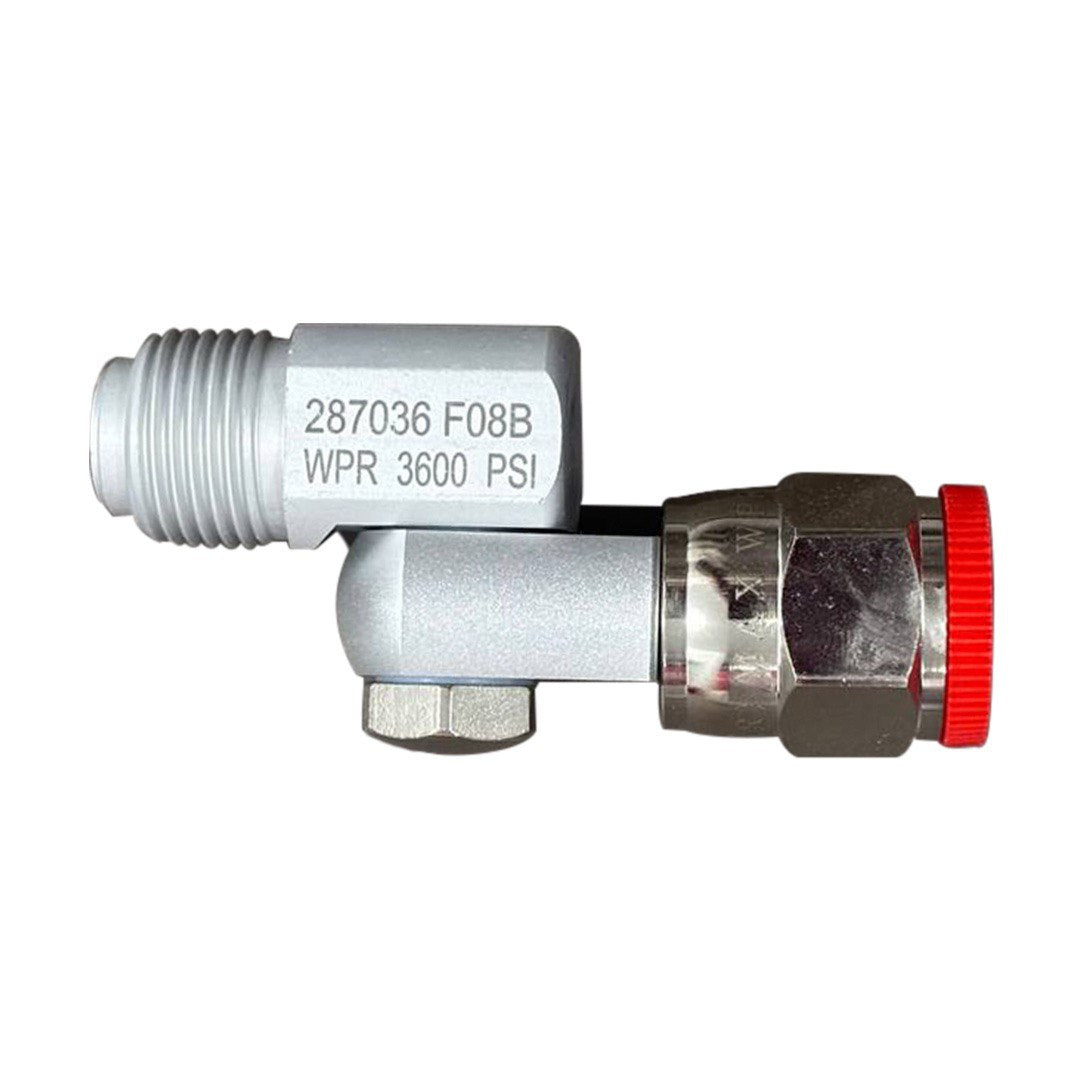 360-degree swivel connector for spray gun or extension