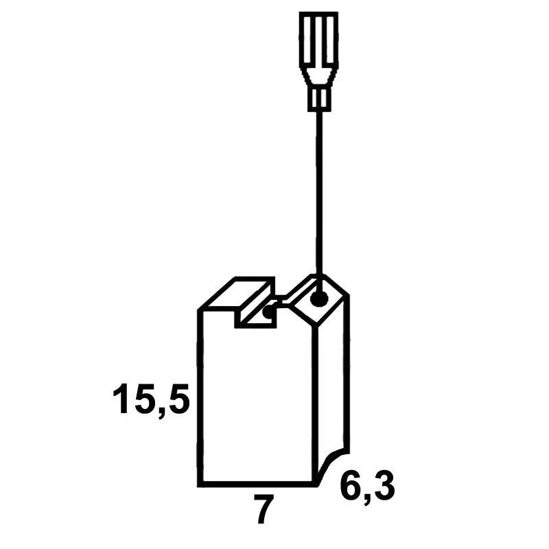 Set perii colectoare pentru FLEX, AS-1629