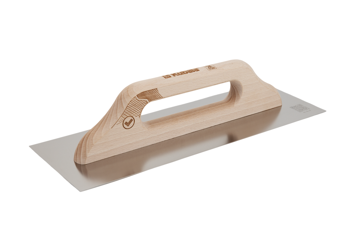 Gletiera Profesionala Kubala 130*480 Inox cu Maner Lemn