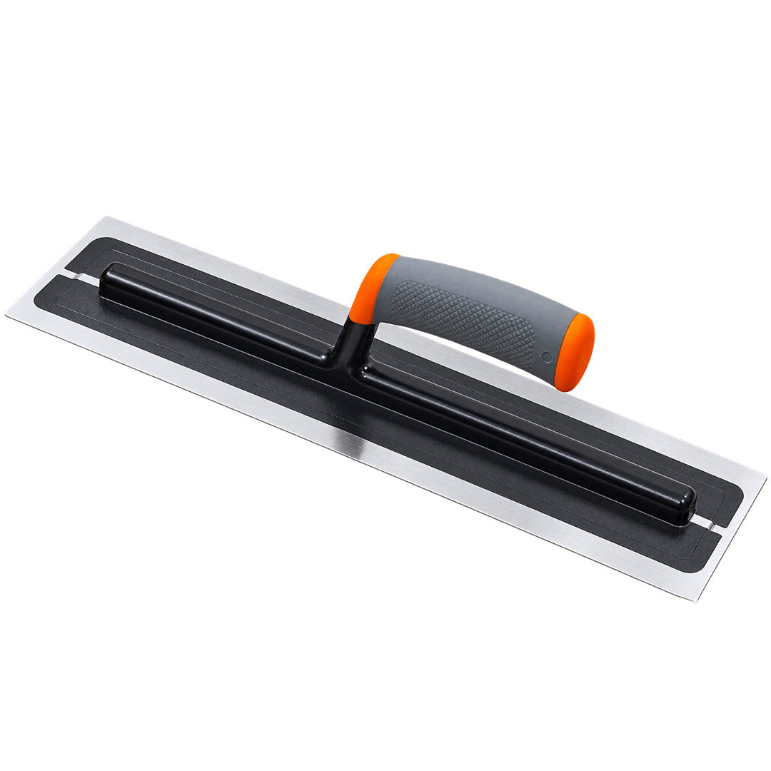 Gletieră flexibilă inox profesionala, intarita, 410 × 110 mm, cu mâner cu tijă din aluminiu Startools