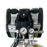 Compresor medical silentios TEHNIK-AIR 50/XS258 | pentru 2-3 scaune dentare, 230 l/min, butelie 50 l, 9 bar