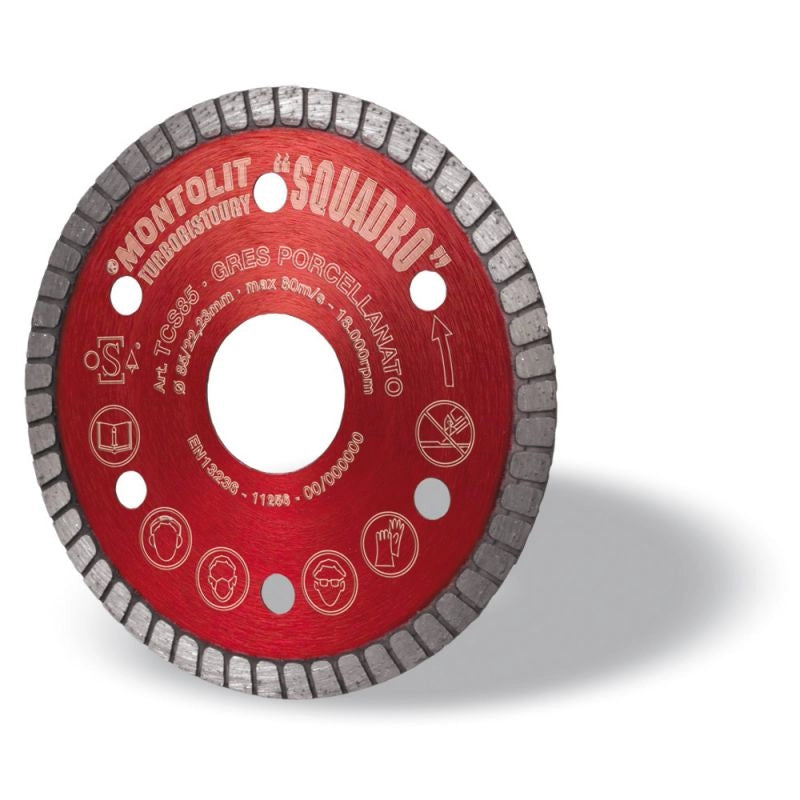 Disc Montolit TCS85 Red Line for porcelain/ceramic tiles Ø 85 mm M22.2