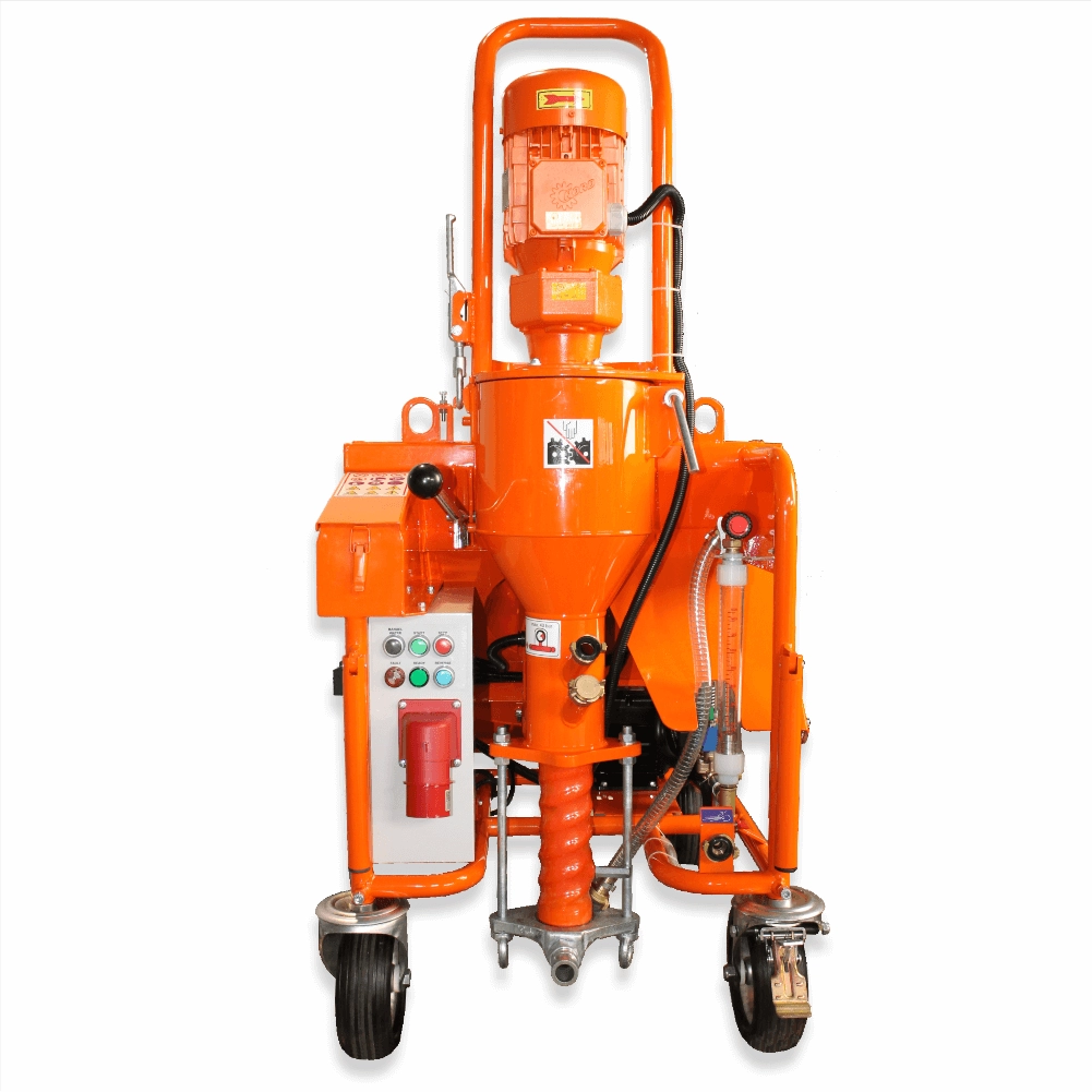 Masina de tencuit Bisonte PCS-K4 380V debit 6-40 l/min materiale preamestecate