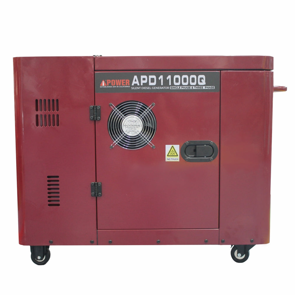 Generator de current insonorizat AiPower APD11000Q putere maxima 7,5kW 230/400V Diesel ATS inclus