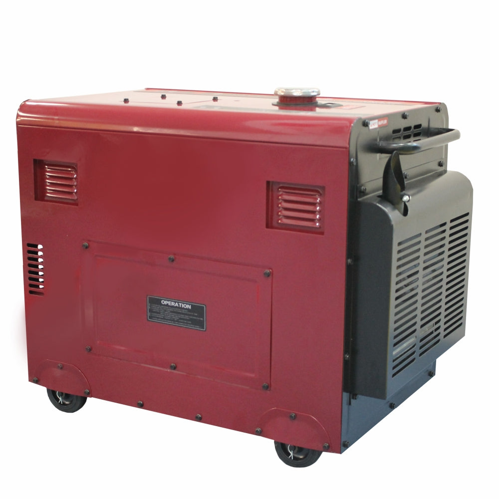 Generator de curent insonorizat AiPower APD9500QFA putere maxima 6,5kW 230/400V Diesel