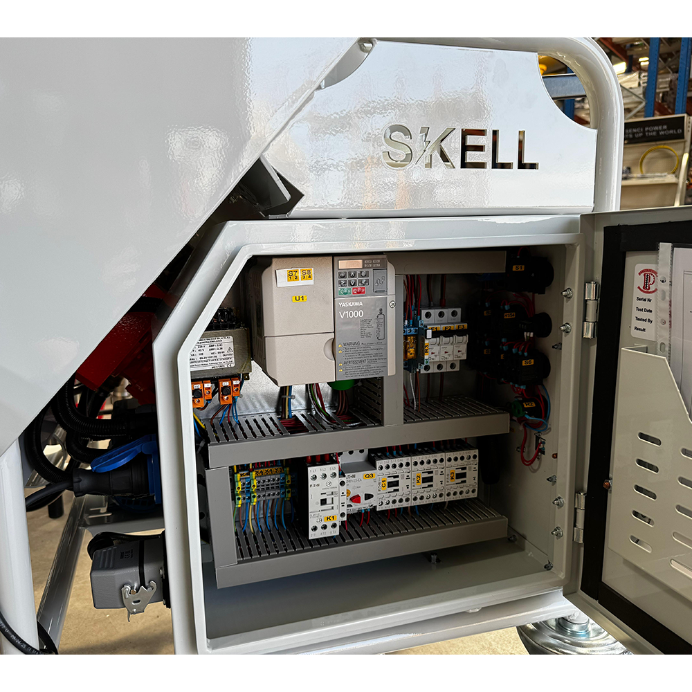 Mașină de tencuit SKELL SK 230V debit 5–20 l/min pentru materiale preamestecate