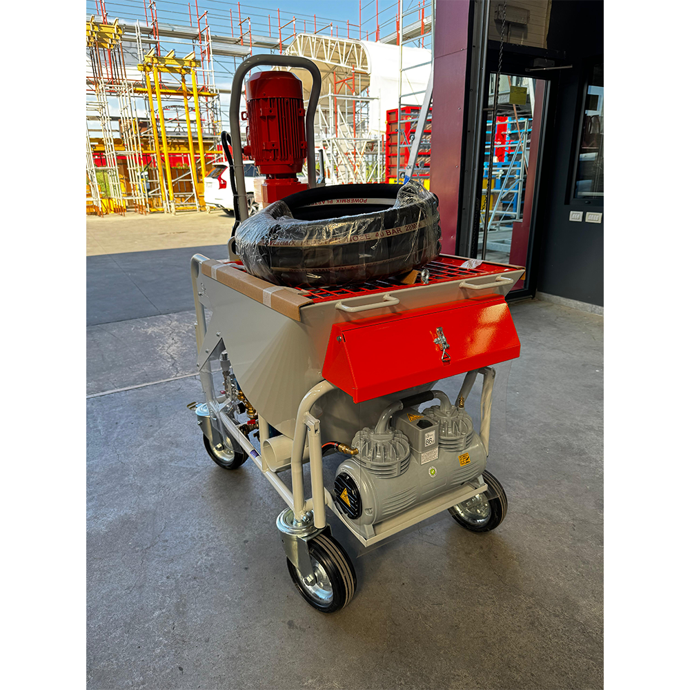 Mașină de tencuit SKELL SK 380V debit 6–40 l/min pentru materiale preamestecate