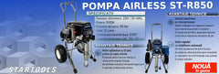 ST-R850 Professional Airless Putty Pump, 5500W power, 15L/min flow rate