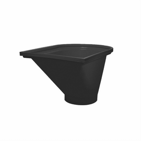 Cuva de incarcare pentru tubulatura deseuri TEKCNOPLAST (NEAGRA)