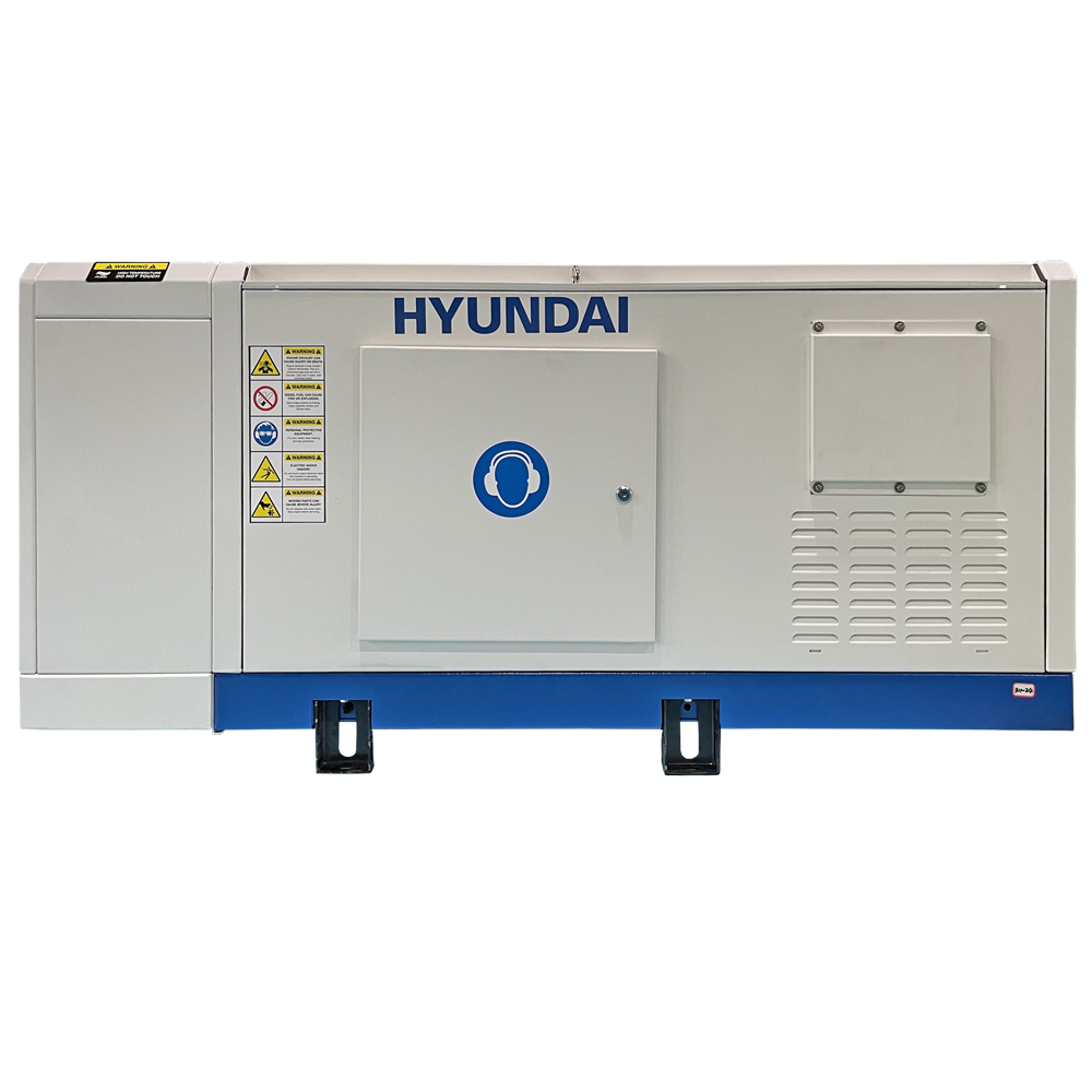 Generator de curent trifazat 5 KVA/ 12 kW cu motor diesel Hyundai DHY15L fara ATS