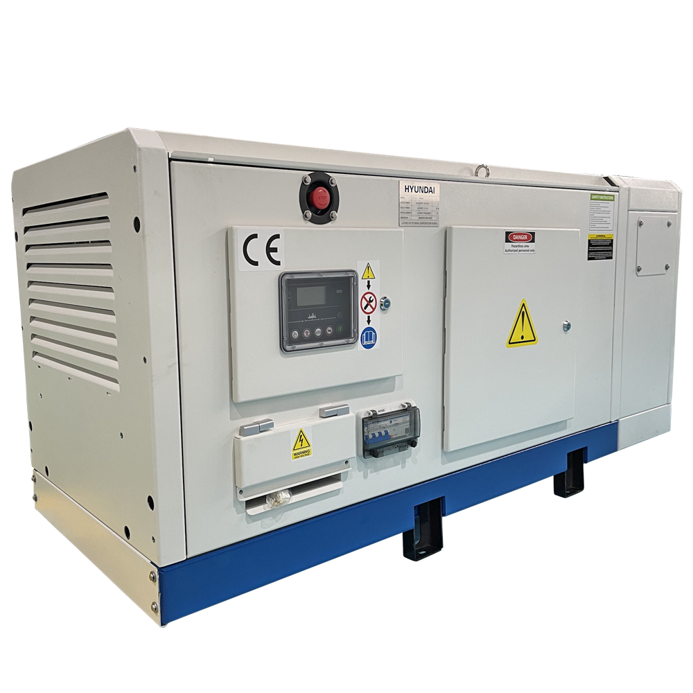 Generator de curent trifazat 5 KVA/ 12 kW cu motor diesel Hyundai DHY15L fara ATS