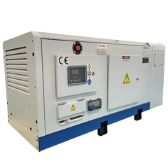 Generator de curent trifazat 5 KVA/ 12 kW cu motor diesel Hyundai DHY15L fara ATS